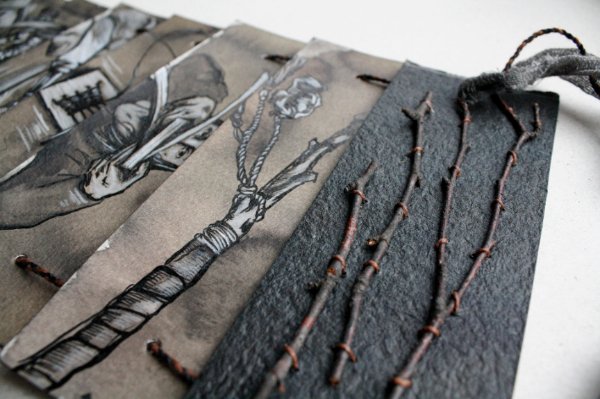 Contemporary palm leaf binding