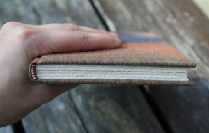 Sketchbook with deckled edge