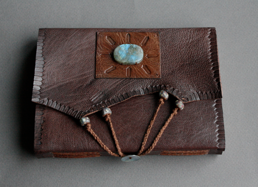 Leatherbound longstitch journal