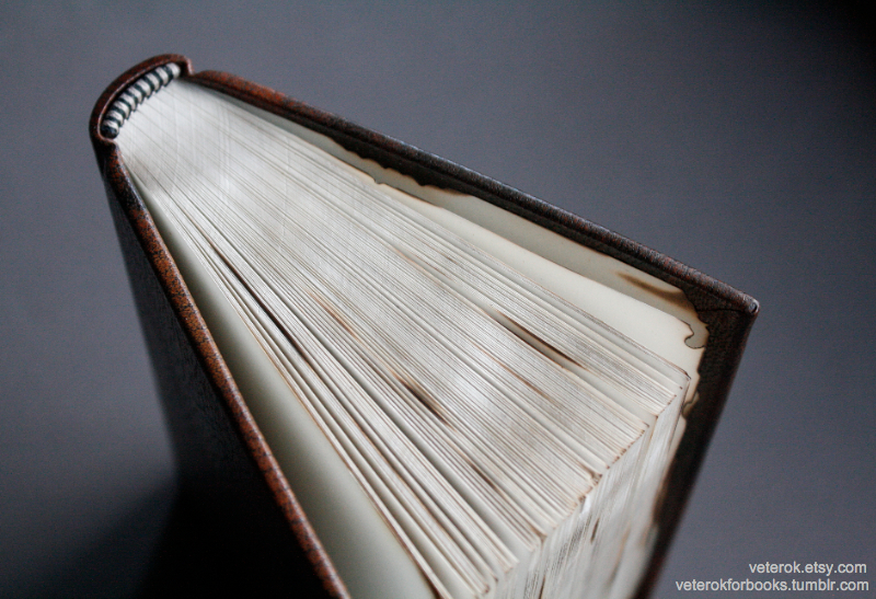 Leatherbound hardcover journal